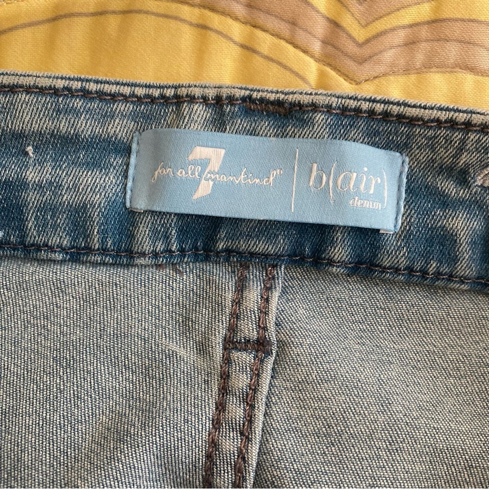 7 For All Mankind the High Waist Light Blue Skinny Jeans | New without Tags - Picture 9 of 10